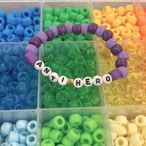 Purple Taylor Swift “ anti hero” bracelet